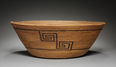 Food Bowl, c 1875- 1924. California, Mission, Late 19th- Early 20th century. Coiled; overall: 14.8