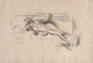 Nude Model Reclining, 1893. James McNeill Whistler (American, 1834-1903). Lithograph