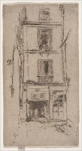 Rue des Bons Enfants, Tours. James McNeill Whistler (American, 1834-1903). Etching