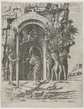 Descent into Limbo, late 1460s. Attributed to Andrea Mantegna (Italian, 1431-1506). Engraving;