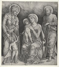 Holy Family with St. Elizabeth and the Infant St. John the Baptist, c. 1500. Giovanni Antonio da