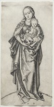 Virgin and Child. Martin Schongauer (German, c.1450-1491). Engraving