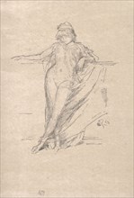 Little Draped Figure Leaning, 1894. James McNeill Whistler (American, 1834-1903). Lithograph