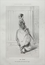 Une Bonne. Paul Gavarni (French, 1804-1866). Lithograph