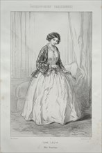 Une Lélia. Paul Gavarni (French, 1804-1866). Lithograph