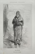 Une Rentière. Paul Gavarni (French, 1804-1866). Lithograph