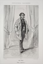 Un Beau. Paul Gavarni (French, 1804-1866). Lithograph