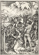 The Martyrdom of St. Catherine. Albrecht Dürer (German, 1471-1528). Woodcut