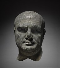 Portrait Head of a Priest of Isis, 100-200. Style of Italy, Roman, 2nd Century. Limestone; overall: