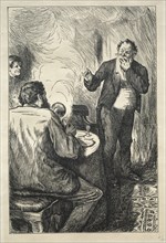 Smoking Strictly Prohibited. Charles Samuel Keene (British, 1823-1891). Wood engraving