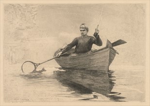Fly Fishing, 1889. Winslow Homer (American, 1836-1910). Etching
