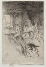 The Little Forge. James McNeill Whistler (American, 1834-1903). Drypoint