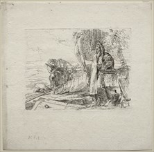 Various Caprices:  The Philosopher Standing with Book, 1785. Giovanni Battista Tiepolo (Italian,