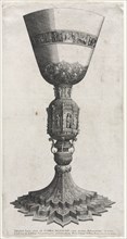 The Great Chalice Adorned with Figures, 1640. Wenceslaus Hollar (Bohemian, 1607-1677). Etching