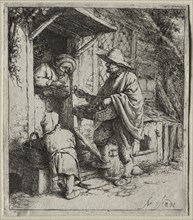 The Spectacle Seller. Adriaen van Ostade (Dutch, 1610-1684). Etching
