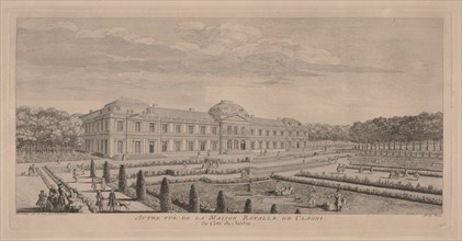 Royal Chateau at Clagny. Jacques Rigaud (French, 1681-1754). Engraving