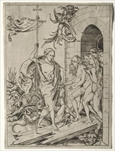 The Descent into Limbo, 1400s. Germany, 15th century. Engraving; sheet: 15.2 x 11.1 cm (6 x 4 3/8