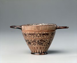 Corinthian Skyphos, 600s. Greece, 7th Century BC. Earthenware; overall: 7.3 cm (2 7/8 in.).