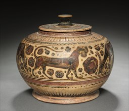 Corinthian Vase, 600s BC. Greece, 7th Century BC. Earthenware; overall: 14.5 cm (5 11/16 in.).
