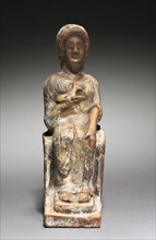 Archaic Figurine, 500s BC. Greece, 6th Century BC. Terracotta; overall: 18.7 cm (7 3/8 in.).