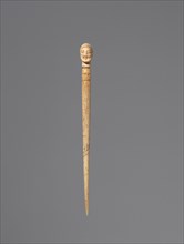 Hairpin, 500-450 BC. Greece, first half 5th Century BC. Ivory; overall: 13.9 cm (5 1/2 in.).