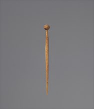 Hairpin, 400s BC. Greece, 5th Century BC. Ivory; overall: 9 cm (3 9/16 in.).