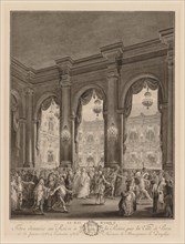 The Masked Ball, 1782. Jean-Michel the Younger Moreau (French, 1741-1814). Engraving