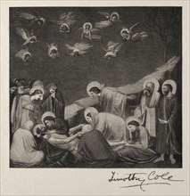 The Entombment, 1887. Timothy Cole (American, 1852-1931). Wood engraving