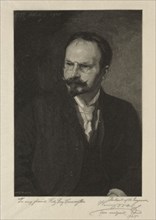 Self-Portrait, 1905. Henry Wolf (American, 1852-1916). Wood engraving