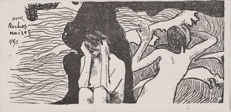 The Black Rocks. Paul Gauguin (French, 1848-1903). Lithograph