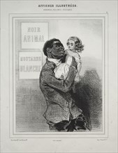 Affliches Illustrées. Paul Gavarni (French, 1804-1866). Lithograph