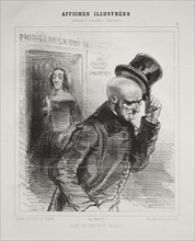 Affliches Illustrées. Paul Gavarni (French, 1804-1866). Lithograph