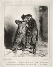 Baliverneries Parisiennes. Paul Gavarni (French, 1804-1866). Lithograph
