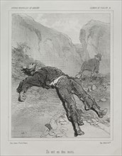 Chemin de Toulon. Paul Gavarni (French, 1804-1866). Lithograph