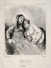 Des Mères de Famille!. Paul Gavarni (French, 1804-1866). Lithograph
