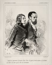 Des Mères de Famille!. Paul Gavarni (French, 1804-1866). Lithograph