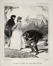 Faite et Gestes du Propriétaire. Paul Gavarni (French, 1804-1866). Lithograph