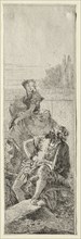 Two Peasants. Giovanni Domenico Tiepolo (Italian, 1727-1804). Etching
