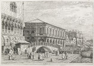 Views:  The Prison, Venice, 1735-1746. Antonio Canaletto (Italian, 1697-1768). Etching; platemark: