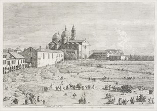Views:  Church of Saint Justina in Prà della Valle, Padua, 1735-1746. Antonio Canaletto (Italian,