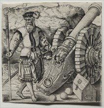 The Gunner, 1559. Franz Brun (German). Engraving