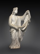Angel from a Tomb, 1330-50. Workshop of Tino di Camaino (Italian, c. 1285-1337). Marble; overall: