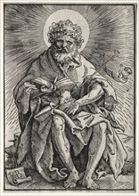 St. John the Baptist, ca. 1518-19. Hans Baldung (German, 1484/85-1545). Woodcut