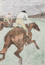 The Jockey, 1899. Henri de Toulouse-Lautrec (French, 1864-1901). Color lithograph