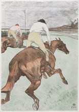 The Jockey, 1899. Henri de Toulouse-Lautrec (French, 1864-1901). Color lithograph