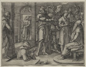 The Story of Joseph:  Joseph Interprets his Dream to Jacob, 1512. Lucas van Leyden (Dutch,