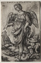 Misfortune. Hans Sebald Beham (German, 1500-1550). Engraving