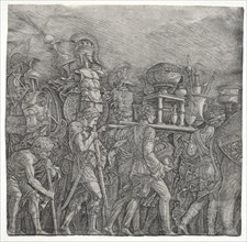 The Triumphs of Caesar: The Corselet Bearers, c. 1495. School of Andrea Mantegna (Italian,