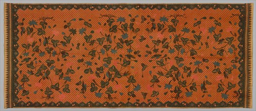 Waist Cloth, 1800s. Indonesia, Java, Samarang, 19th century. Batik; cotton; overall: 247.6 x 104.1