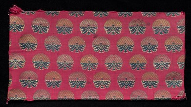 Brocaded Book Cover, 1800s. India, 19th century. Brocade; silk and metal; overall: 14 x 27.9 cm (5